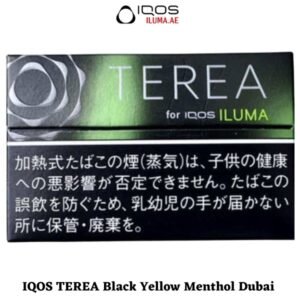 Buy TEREA Black Yellow Menthol For IQOS ILUMA In Dubai