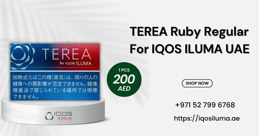 Indulge in the Distinct Taste of IQOS TEREA Ruby Regular at IQOS ILUMA in Dubai